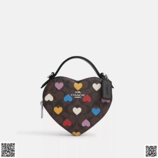 美國代購正品 Coach 愛心手拿包
