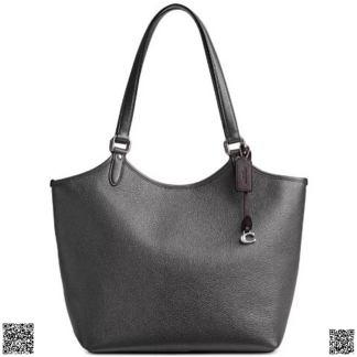 美國代購正品 Coach 瀝青灰托特包