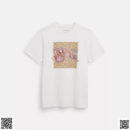 美國代購正品 Coach 龍年限定印花短袖