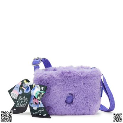 美國代購正品 Kipling 毛絨斜挎包