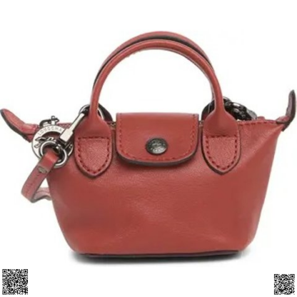 美國代購正品 Longchamp Le Pliage Cuir Nano 斜挎包
