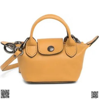 美國代購正品 Longchamp Le Pliage Cuir Nano 斜挎包