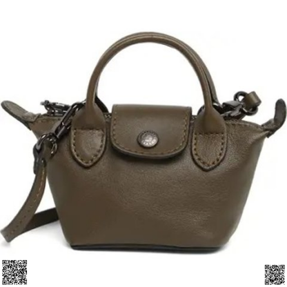 美國代購正品 Longchamp Nano 皮革斜挎包