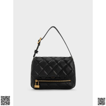 美國代購正品 Charles & Keith Swing菱格單肩包