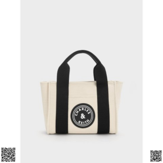 美國代購正品 Charles & Keith 帆布托特包