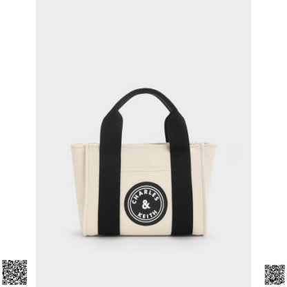 美國代購正品 Charles & Keith 帆布托特包