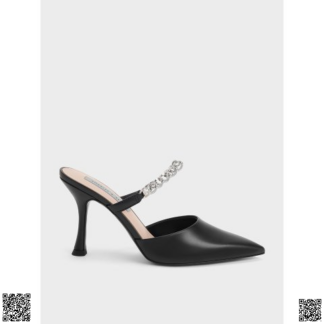 美國代購正品 Charles & Keith 鏈條高跟鞋