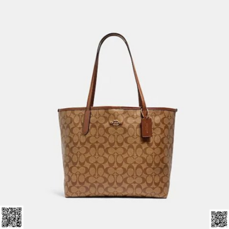 美國代購正品 Coach City 老花托特包