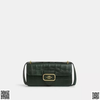 美國代購正品 Coach Morgan 壓紋斜挎包