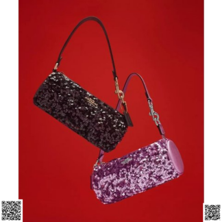 美國代購正品 Coach Nolita 圓筒包 紫色款