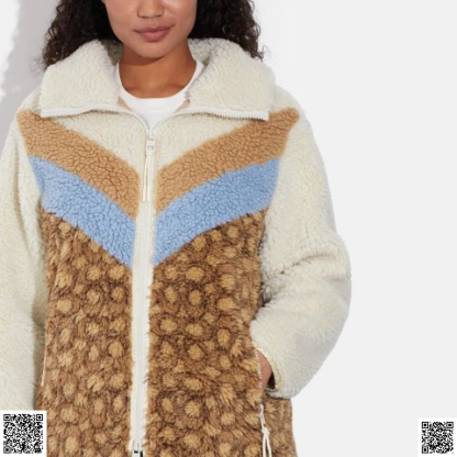 美國代購正品 Coach Sherpa Signature 夾剋