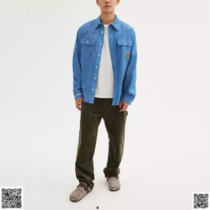 美國代購正品 Coach X Observed By Us閤作款 牛仔襯衫