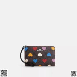 美國代購正品 Coach 愛心手拿包
