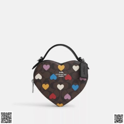美國代購正品 Coach 愛心手拿包