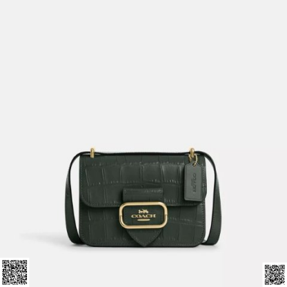 美國代購正品 Coach 鰐魚壓紋斜挎包