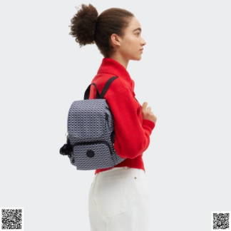 美國代購正品 Kipling 印花雙肩包