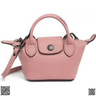 美國代購正品 Longchamp Mini Le Pliage Cuir 皮革單肩包