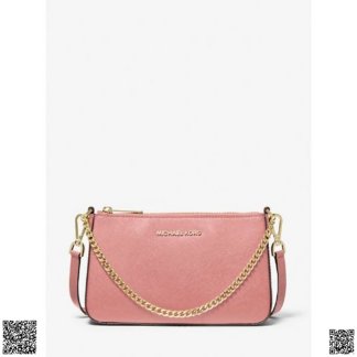 美國代購正品 Michael Kors Jet Set Medium Saffiano 皮革斜挎