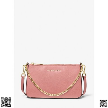 美國代購正品 Michael Kors Jet Set Medium Saffiano 皮革斜挎