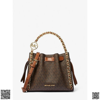 美國代購正品 Michael Kors Mina Small Signature Logo 老花托特
