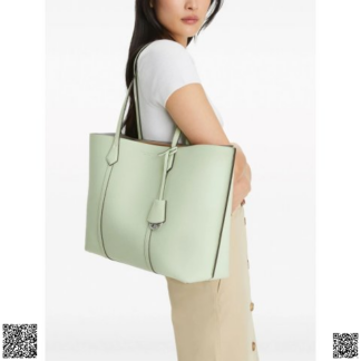 美國代購正品 Tory Burch Perry Triple-Compartment 薄荷綠托特