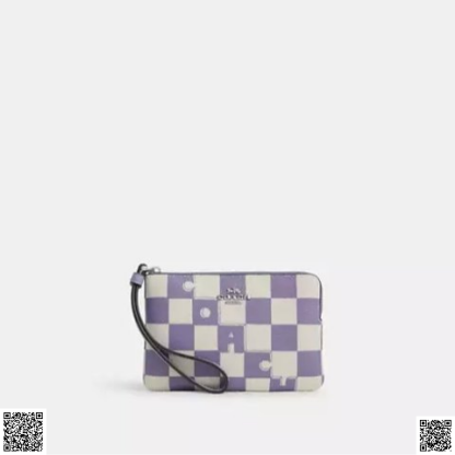 美國代購正品 Coach 棋盤格手拿包