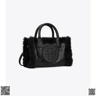 美國代購正品 Tory Burch Ella 迷你毛絨托特包