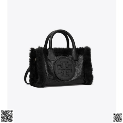 美國代購正品 Tory Burch Ella 迷你毛絨托特包