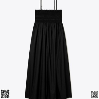 美國代購正品 Tory Burch 純黑吊帶裙
