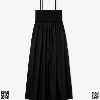 美國代購正品 Tory Burch 純黑吊帶裙